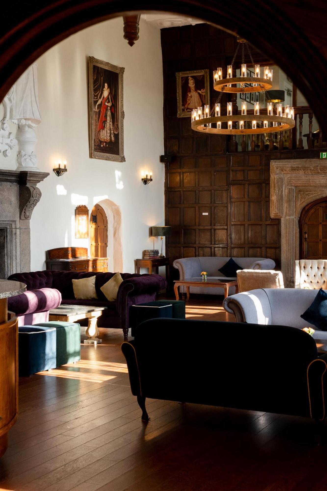 Boringdon Hall Hotel And Spa Plymouth Exterior photo The interior of the main house